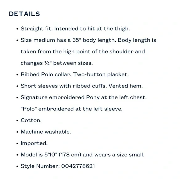 Polo Ralph Lauren cotton mesh polo dress in navy blue - Picture 5 of 6